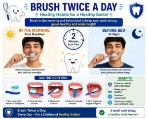 Brush Twice a Day