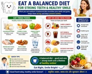 Eat a Balanced Diet For Strong Teeth
