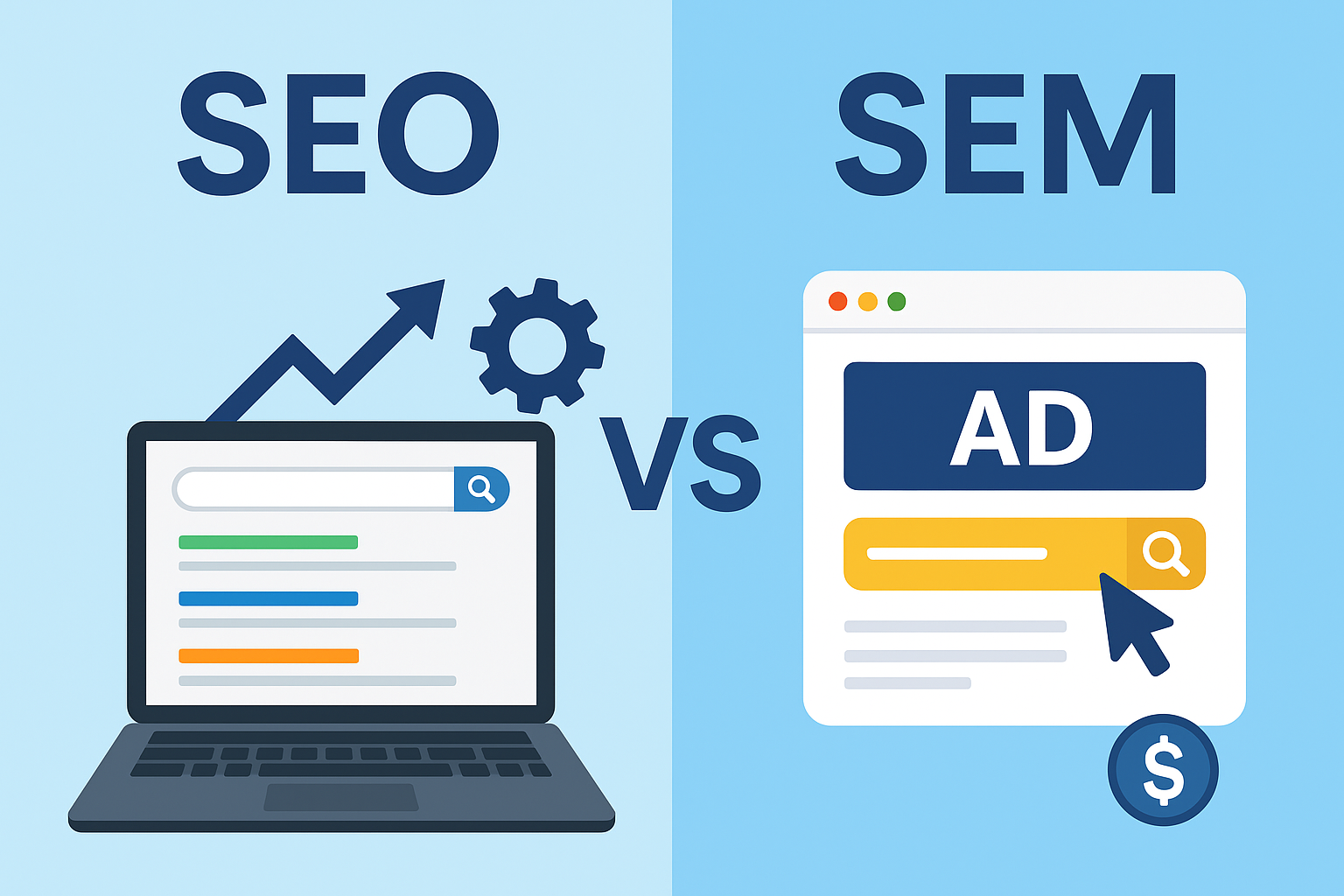 SEO Vs SEM