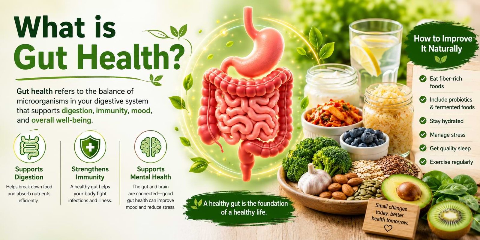 What is Gut Health?Why It Matters and How to Improve It Naturally
