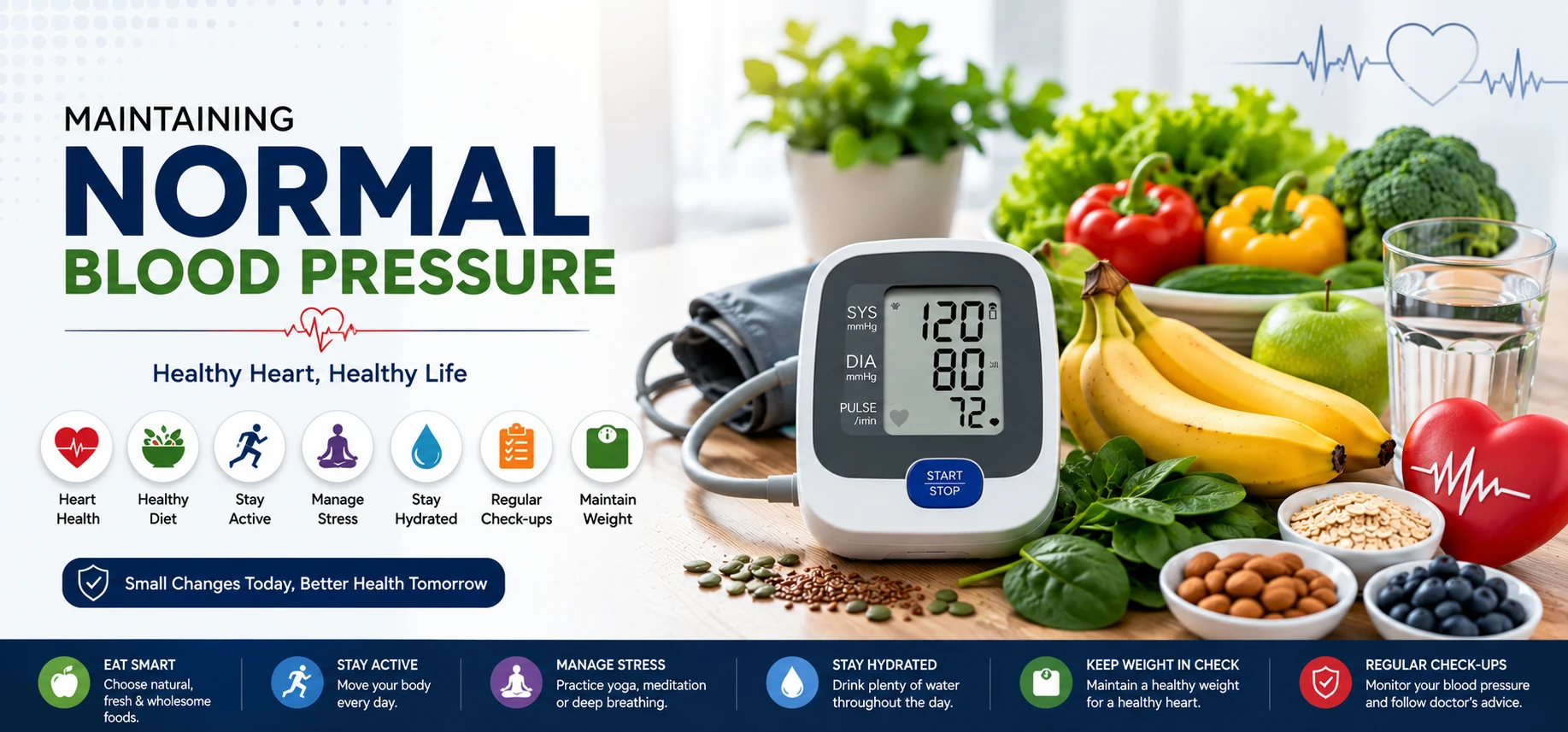 How to Maintain Normal Blood Pressure